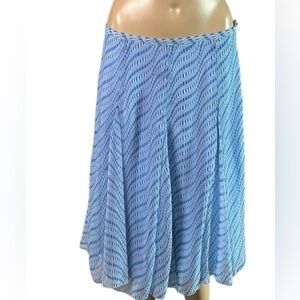 Jonathan Martin sheer lined flare skirt,LARGE, waist 16”
Boho,coastal , summer
